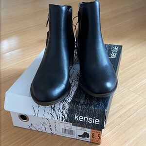 Kensie Women's Black Ankle Boots